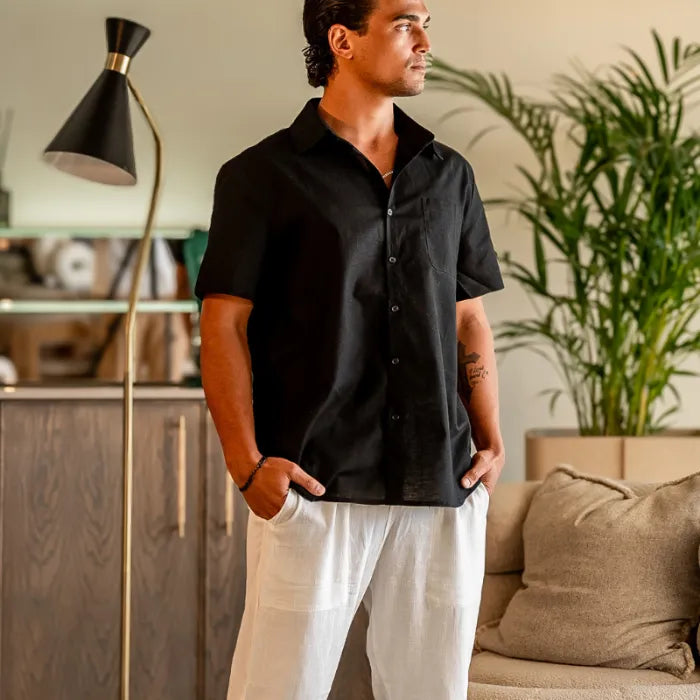 Riviera Linen Polo Shirt®