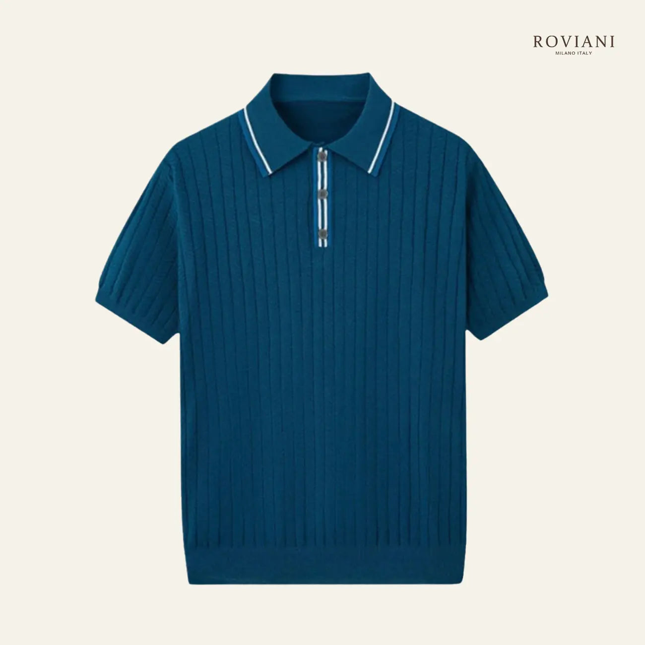 Milano® Ribbed Polo Knit
