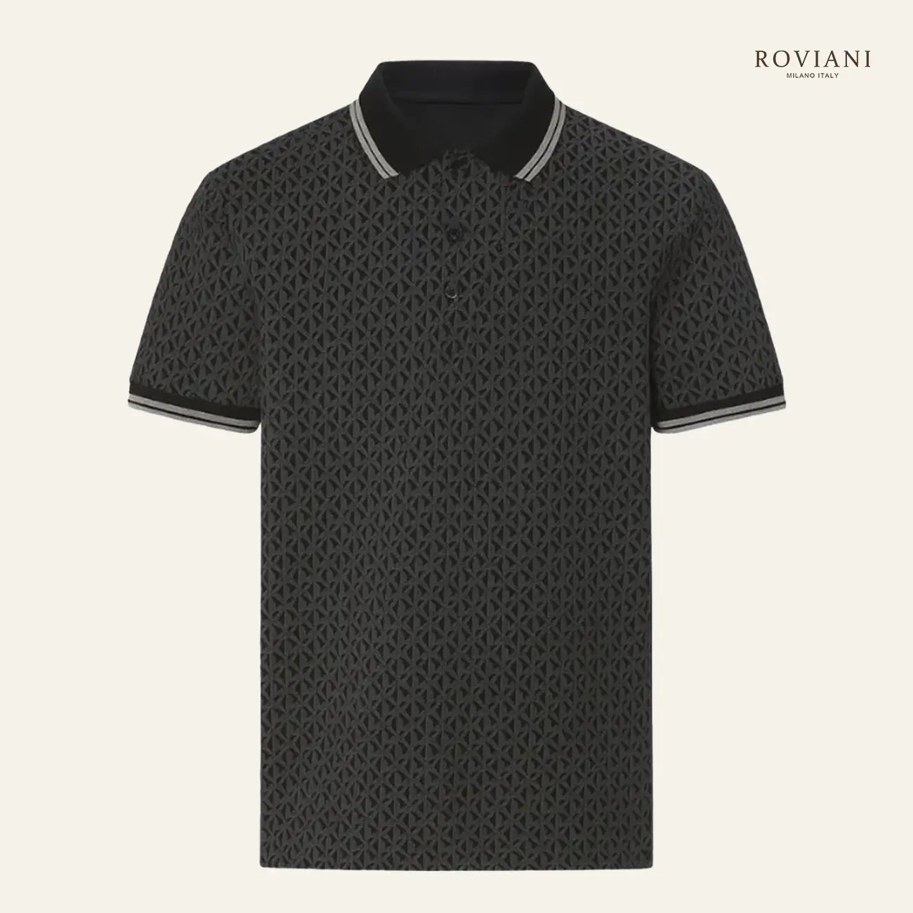 Essential Piqué Polo in Heathered Graphite Gray