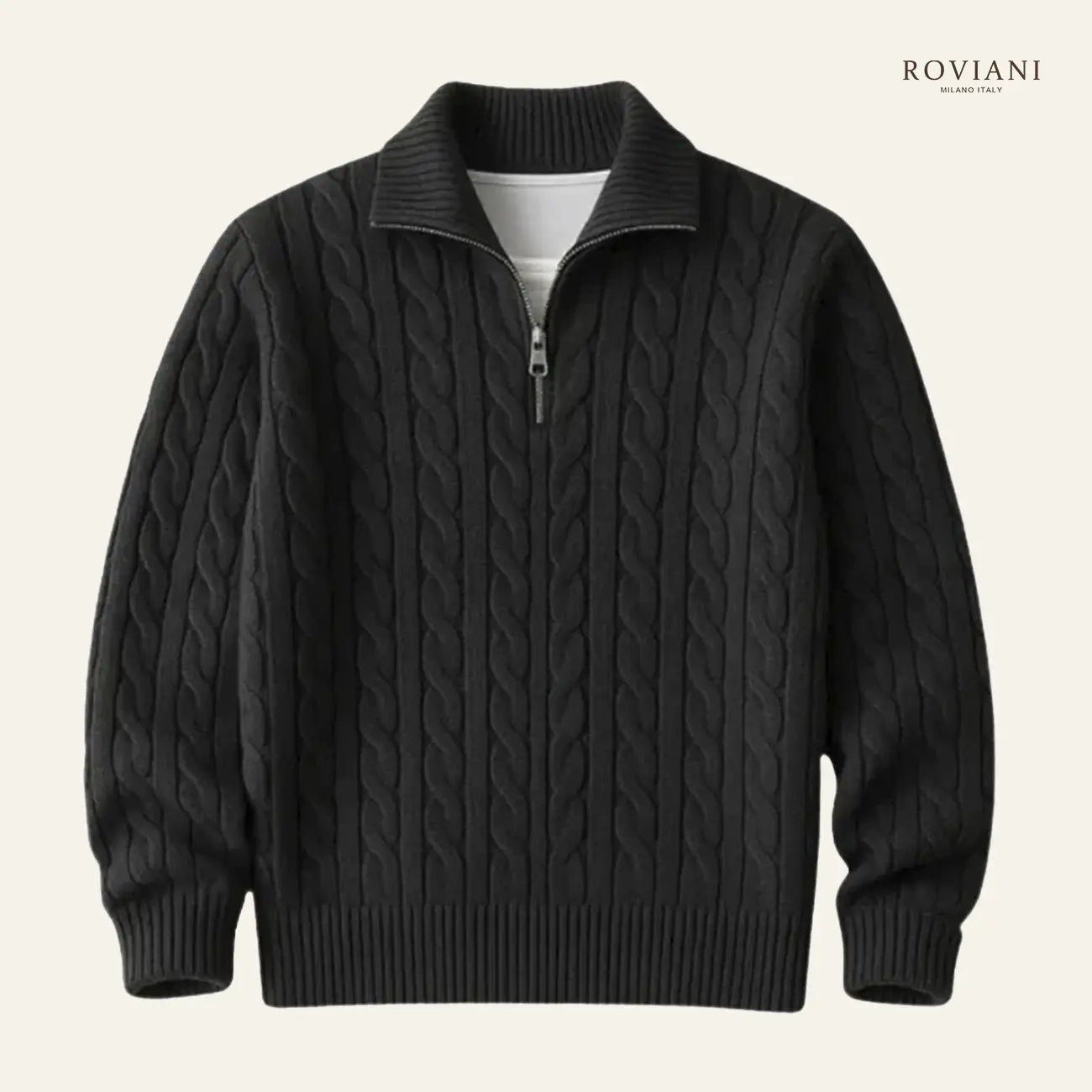 Fontaine® Men’s High-Neck Zip Sweater