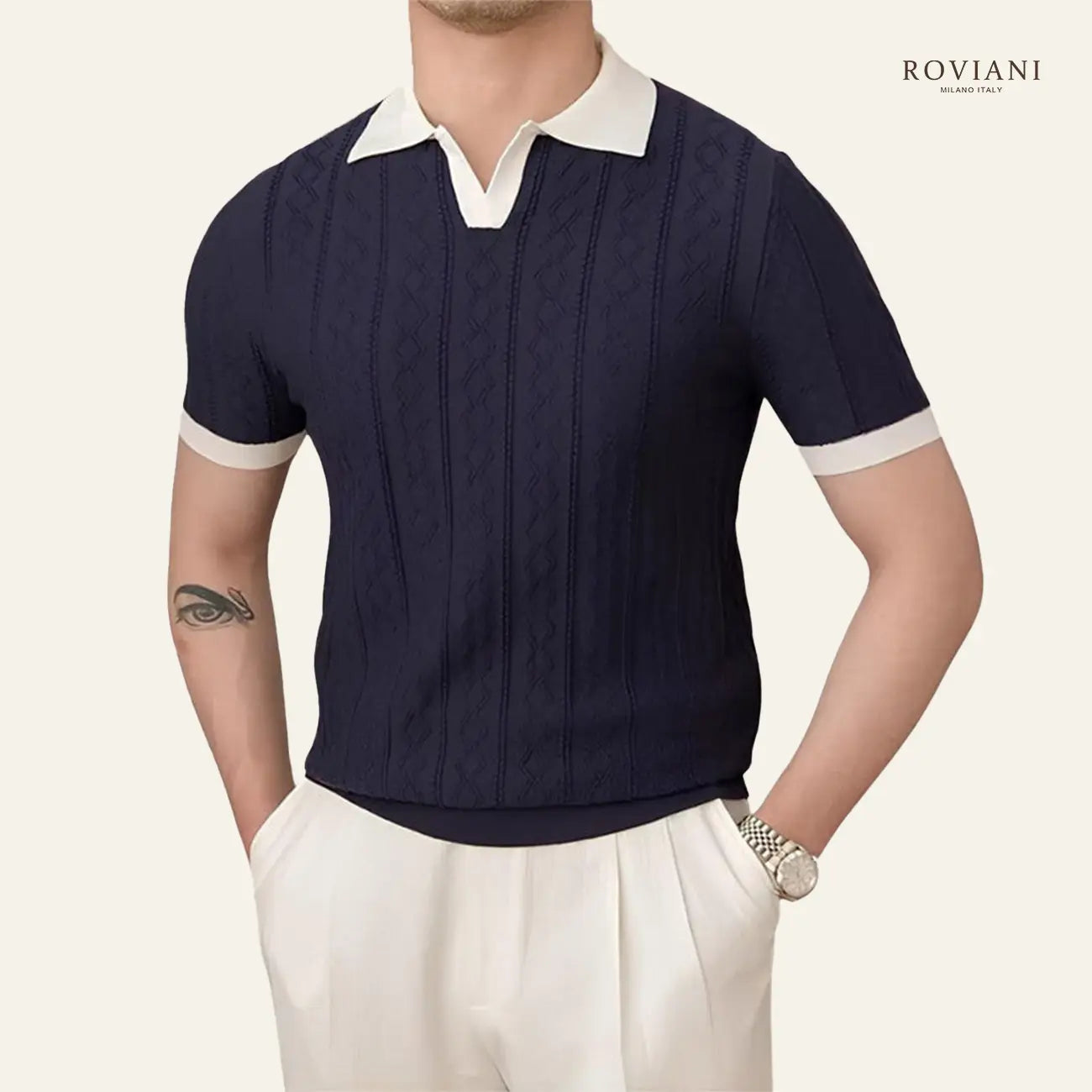 Men’s Bordeaux® Polo Knit