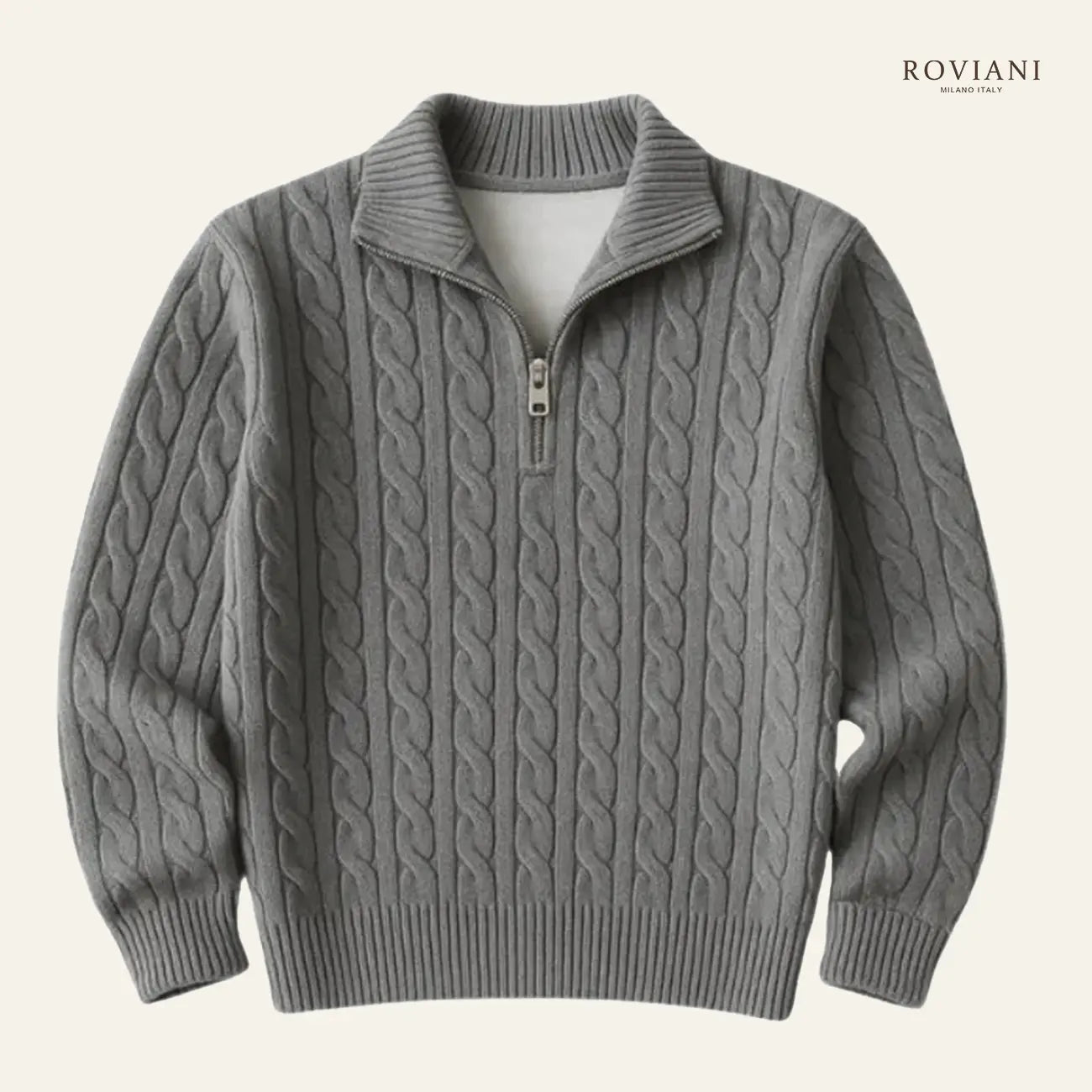 Fontaine® Men’s High-Neck Zip Sweater