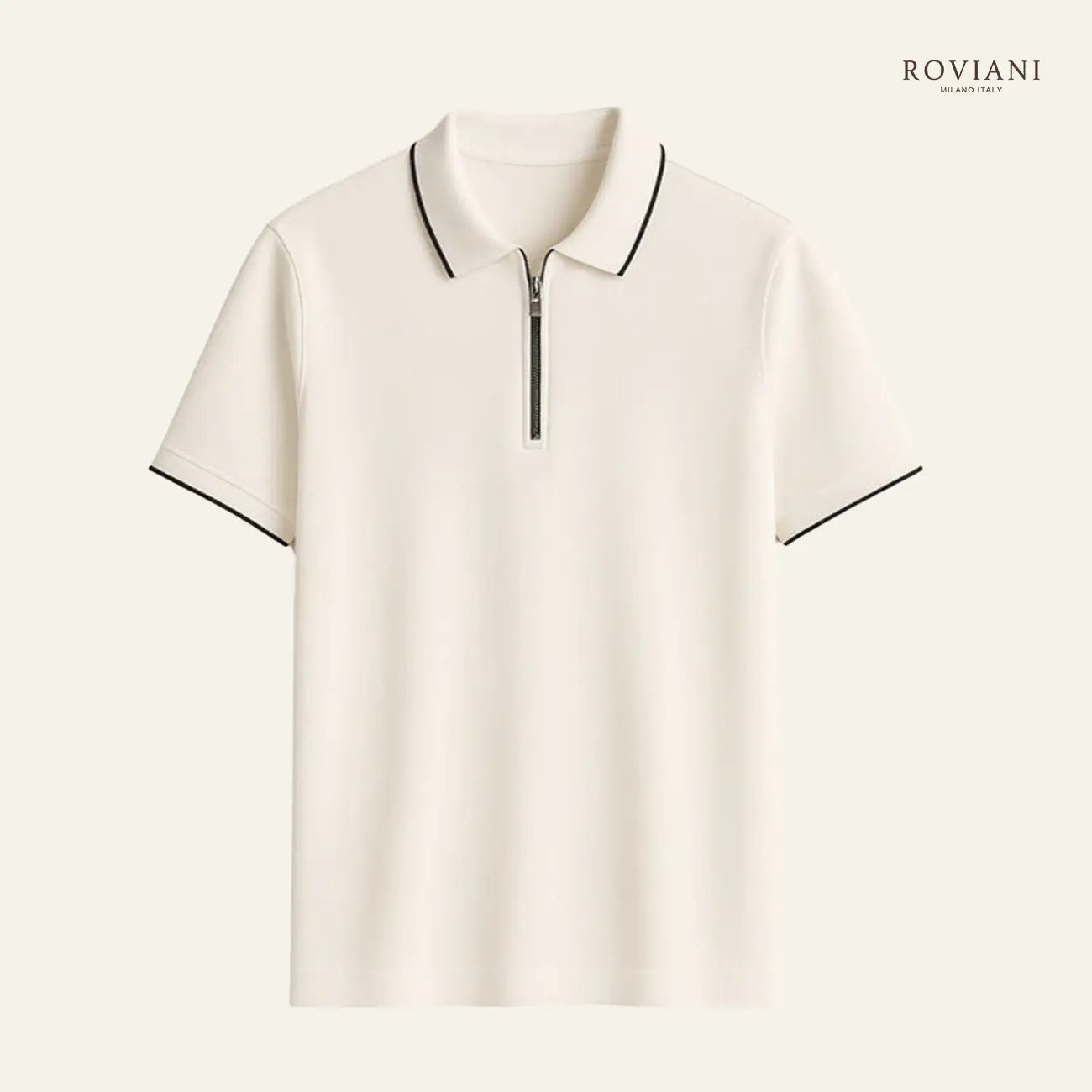 Milano OldMoney® Zip Polo Knit